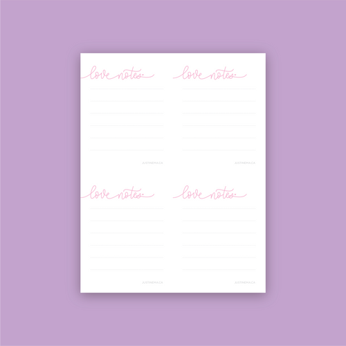 Love Notes Instant Download