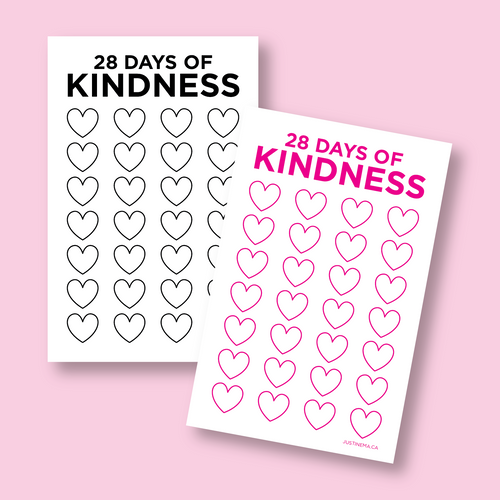 Kindness Chart Instant Download