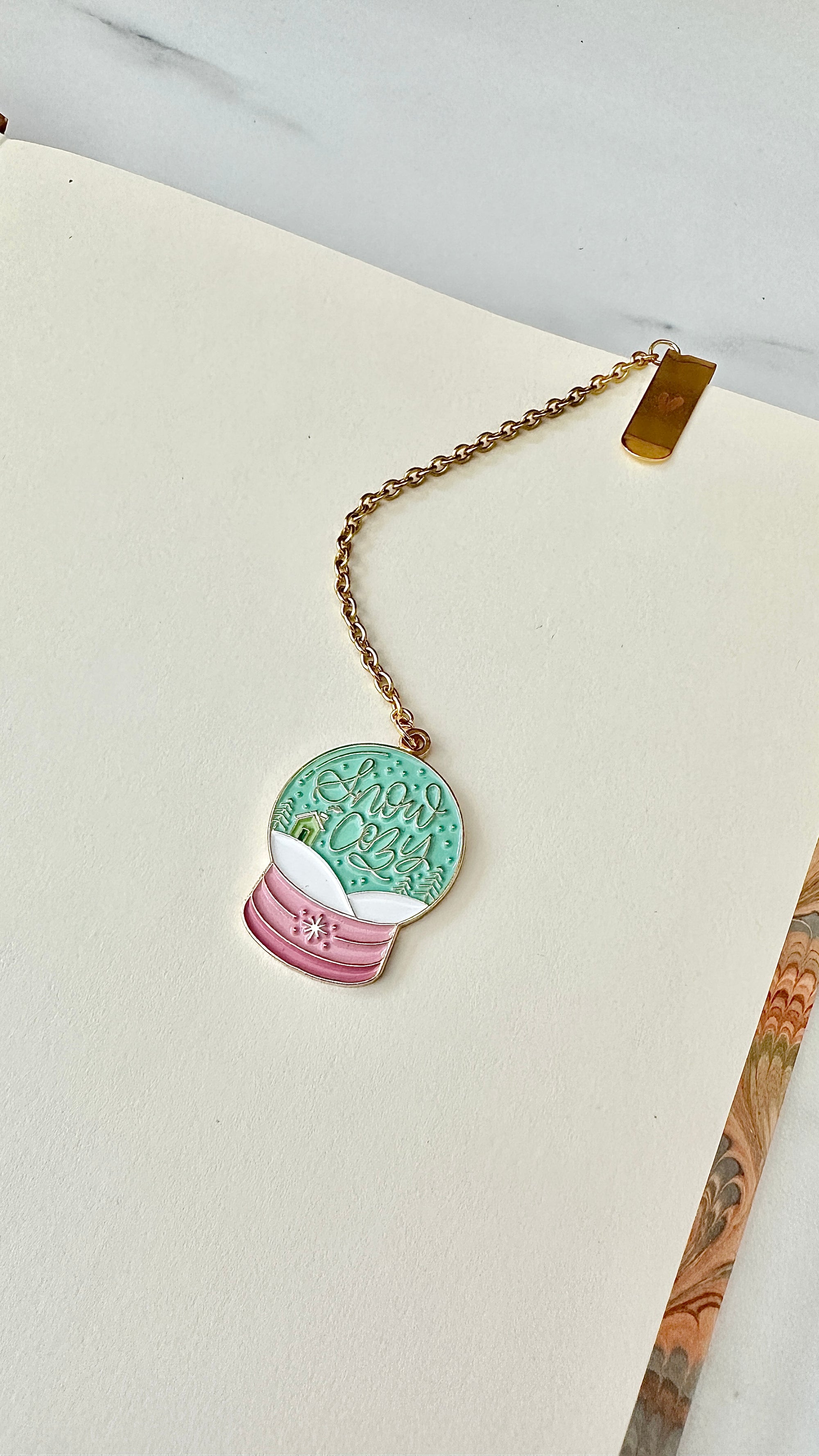 Snow Cozy Bookmark