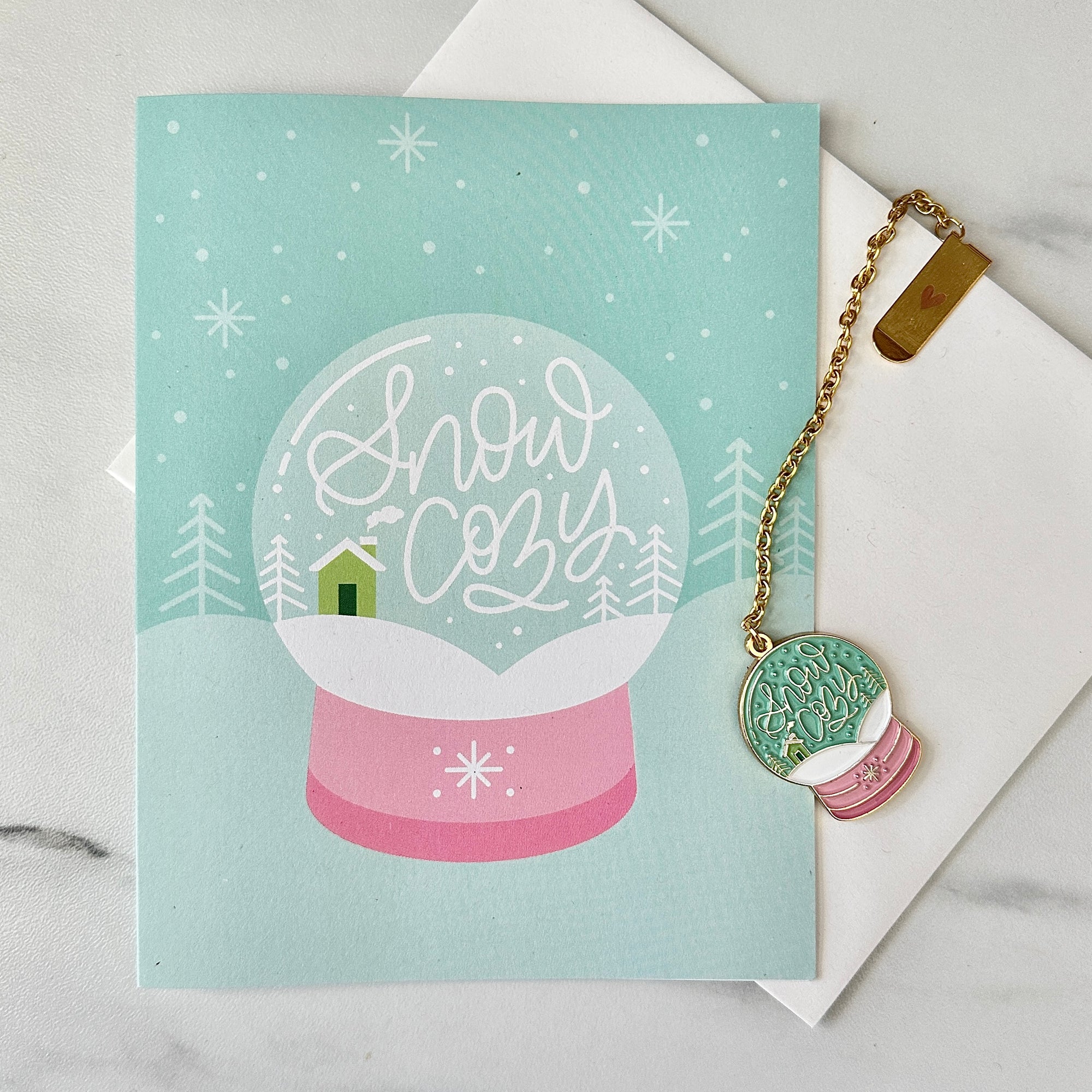Snow Cozy Bookmark