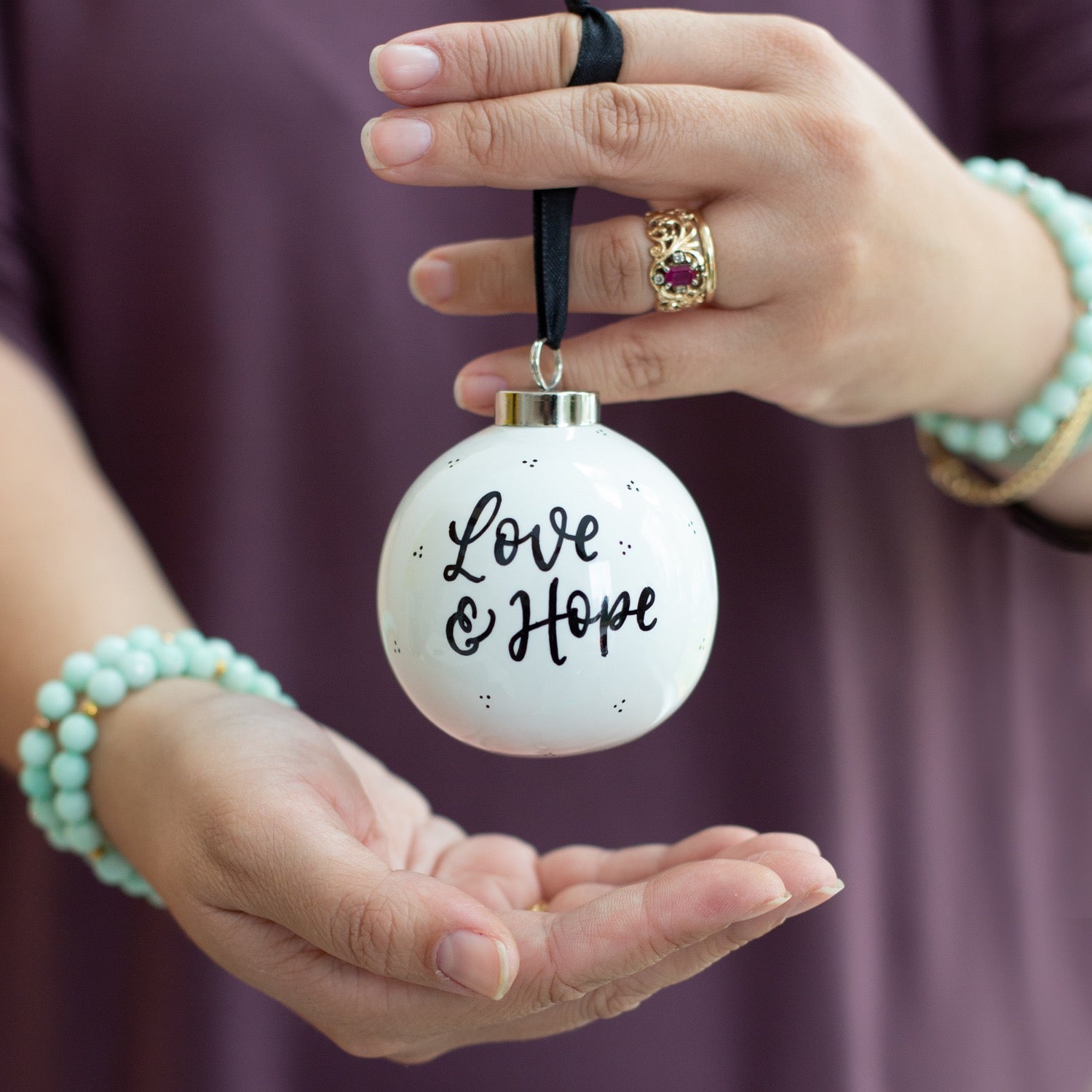 Custom Ceramic Holiday Ornament