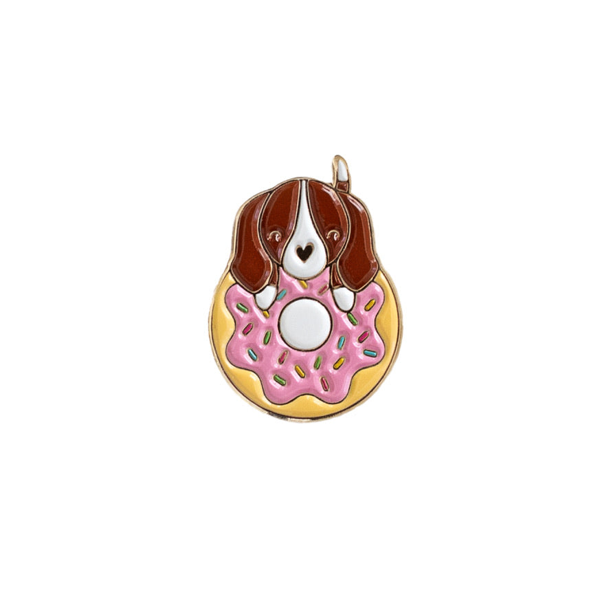Donut Dog Pin