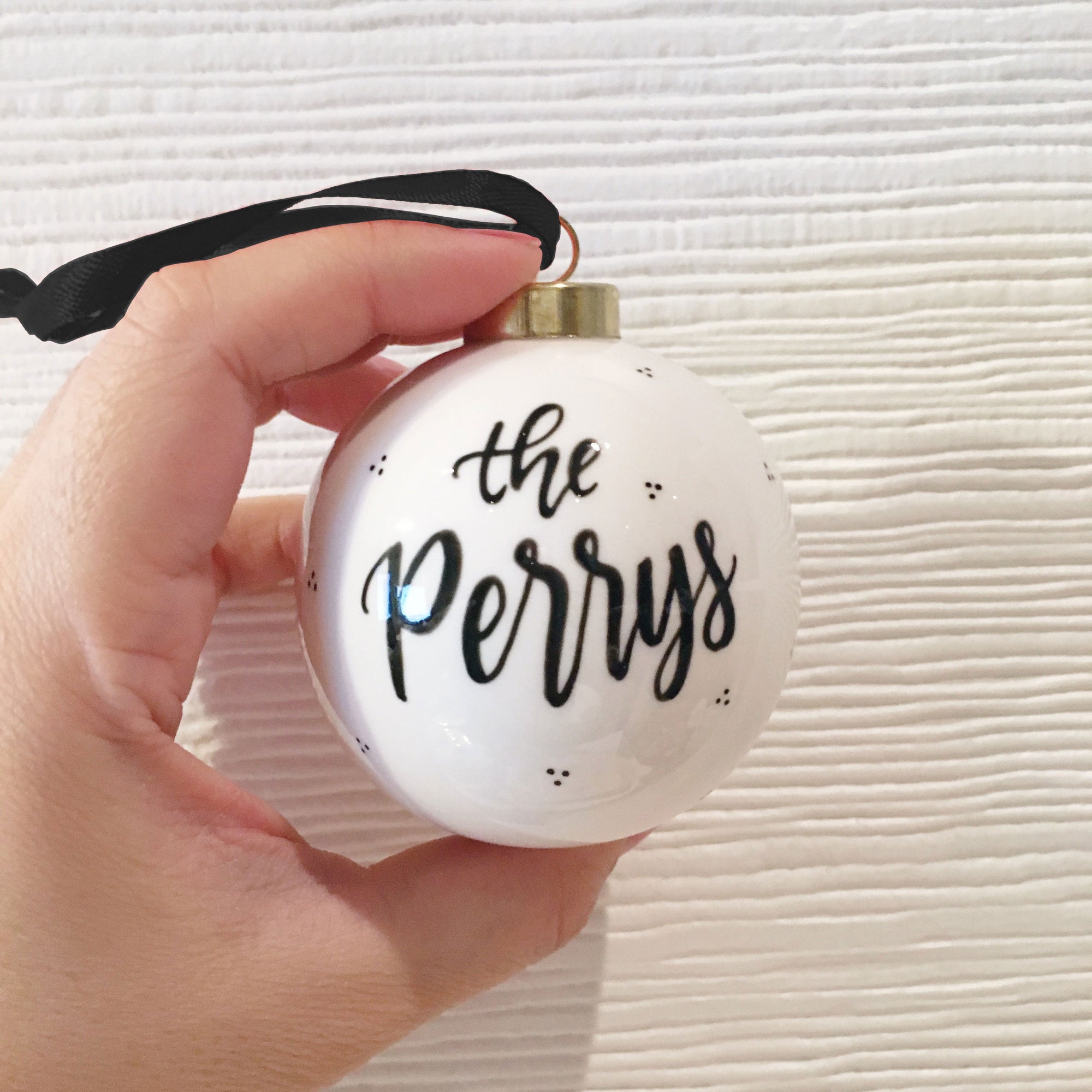 Custom Ceramic Holiday Ornament
