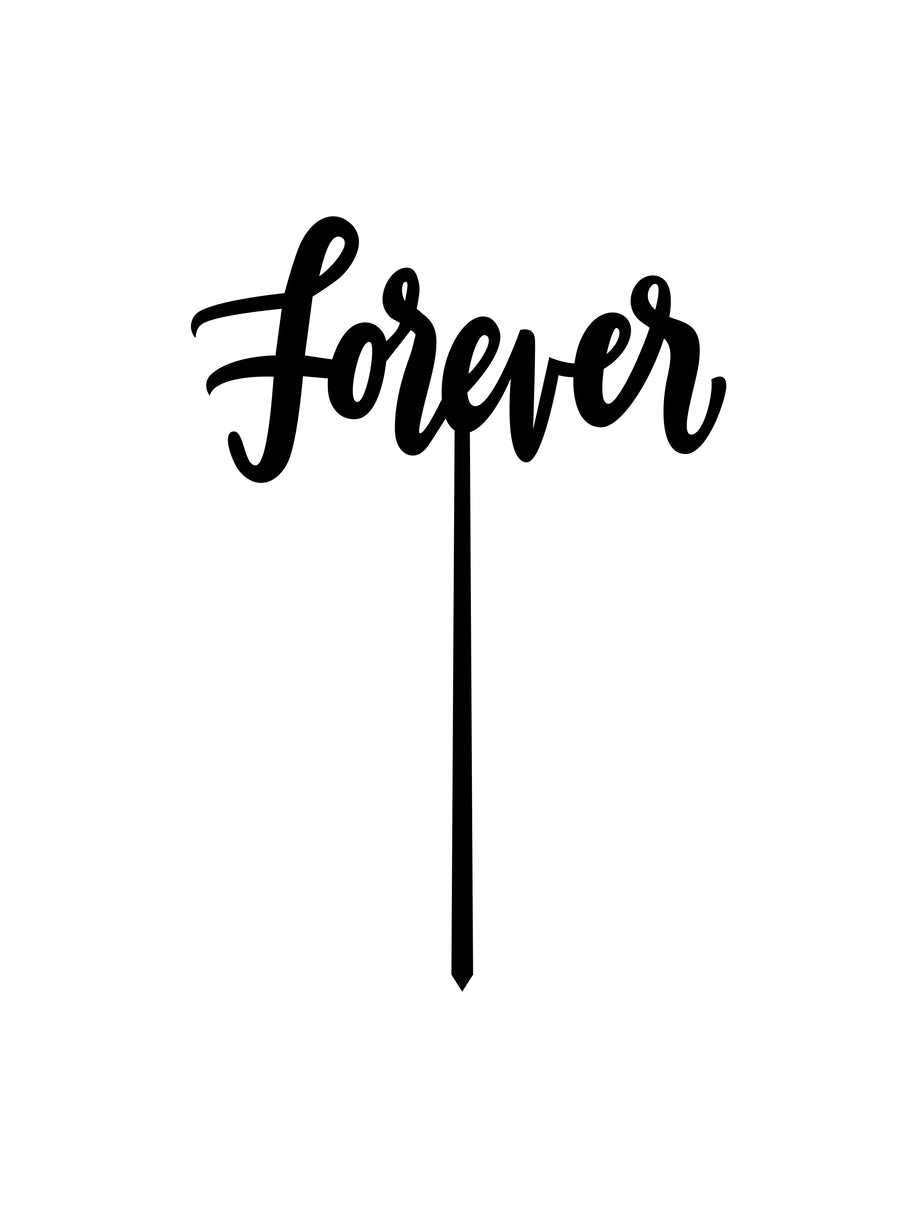 Forever Cake Topper