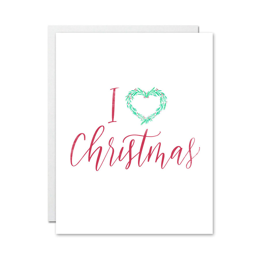 I <3 Christmas Card