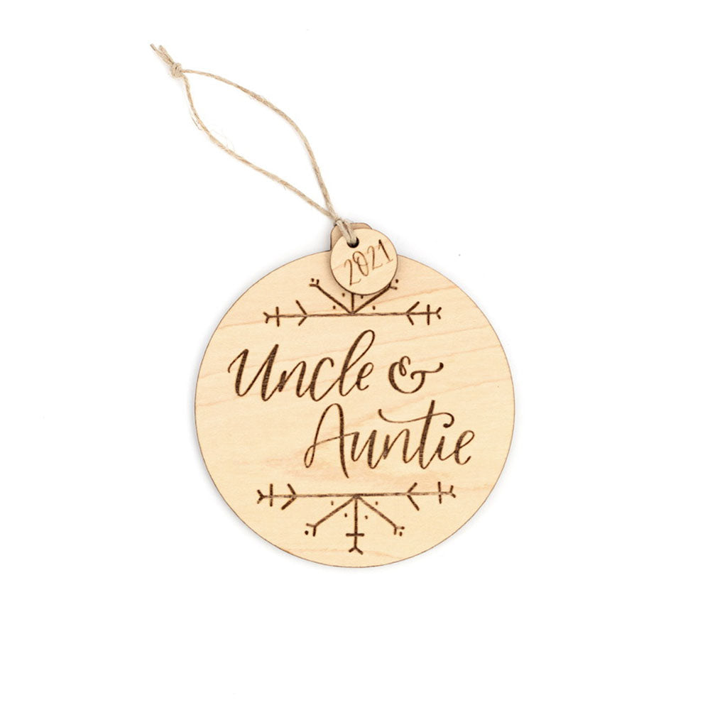 Uncle & Auntie Ornament
