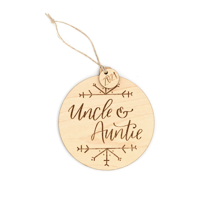 Uncle & Auntie Ornament
