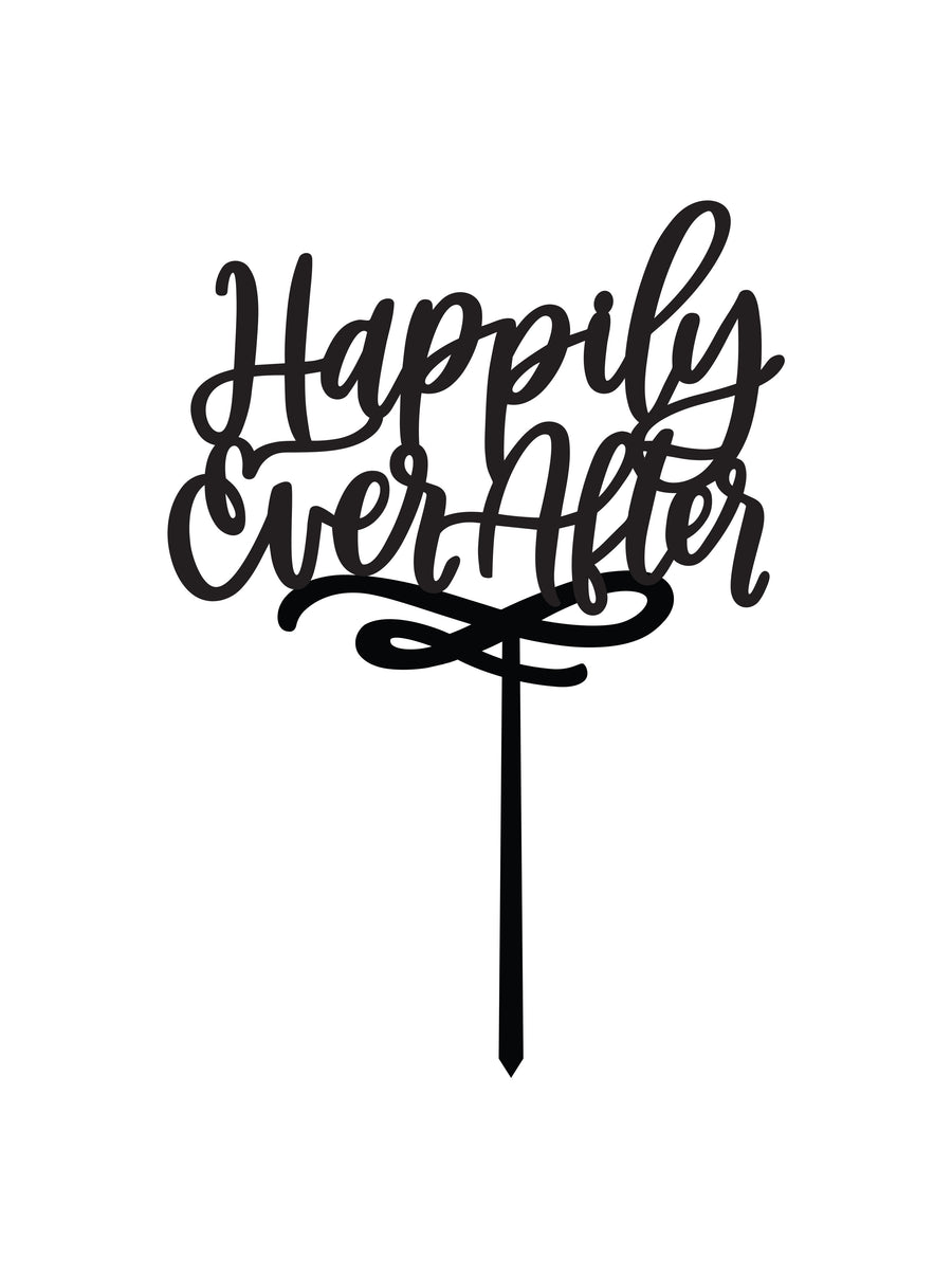 Happily Ever After Cake Topper