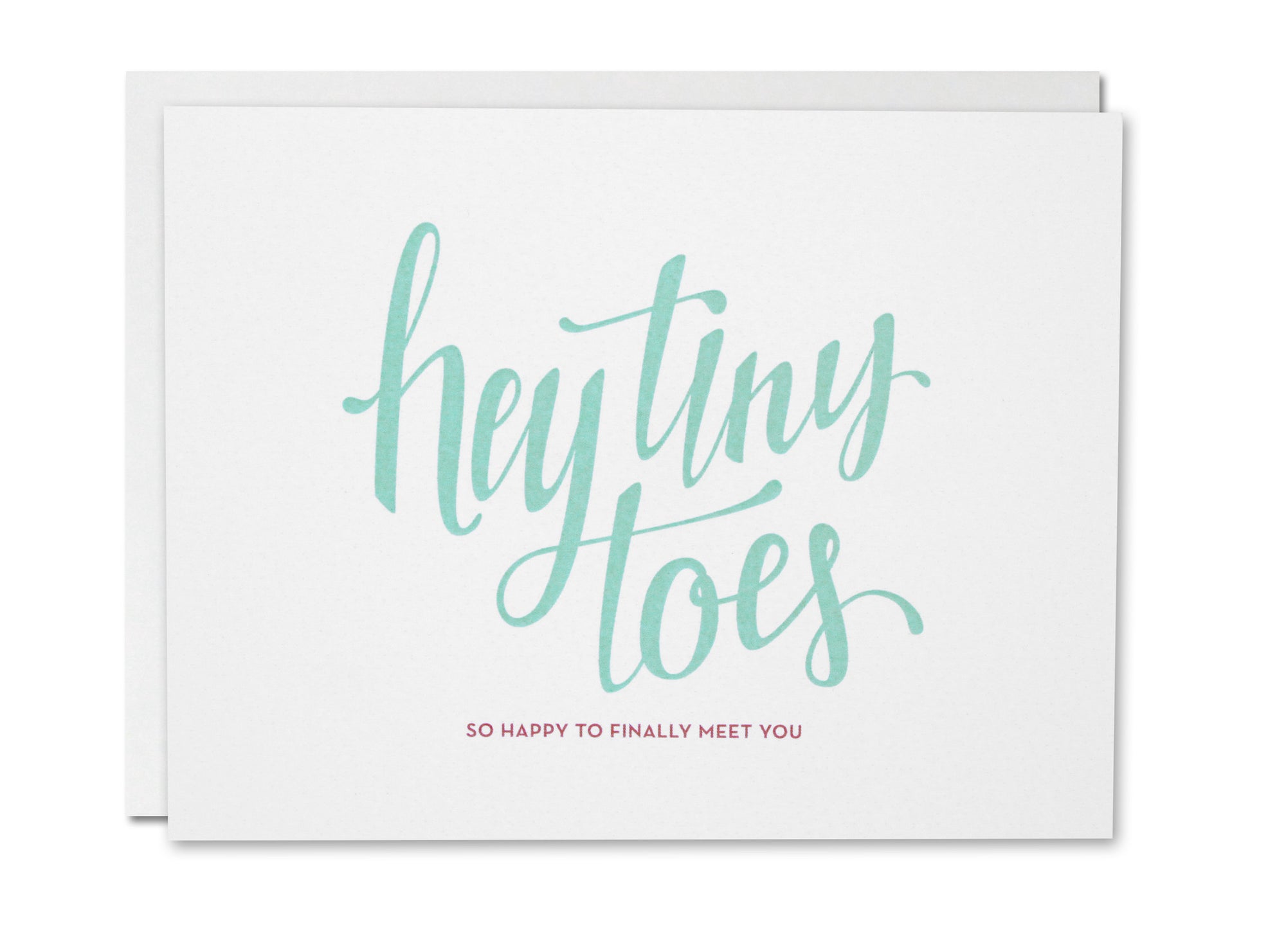 Hey Tiny Toes Card