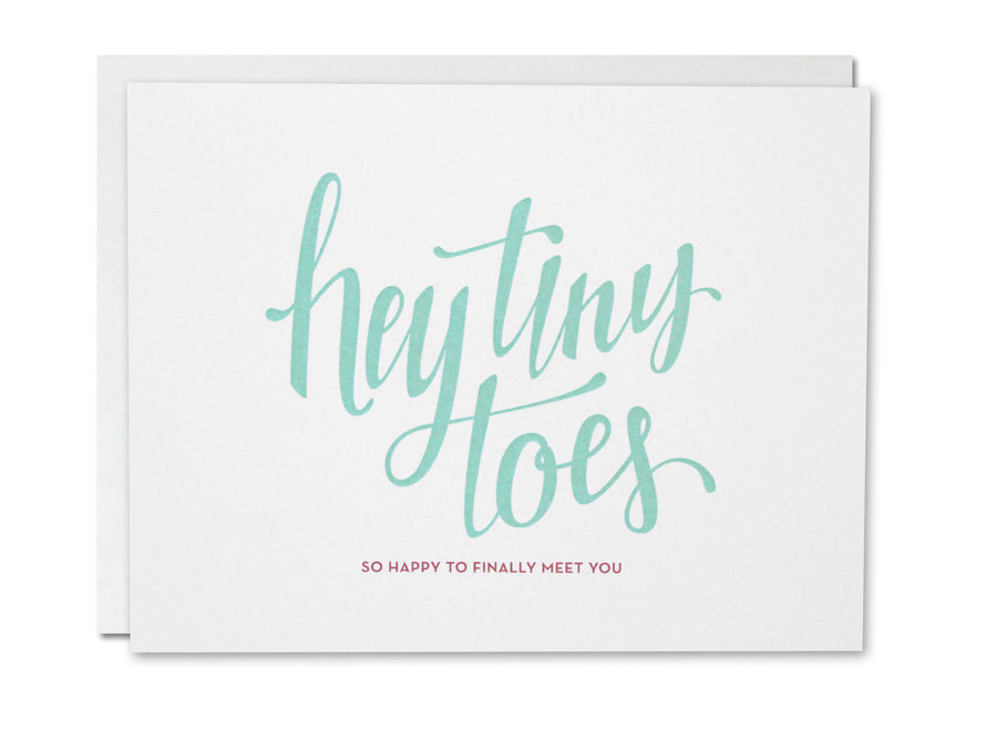 Hey Tiny Toes Card