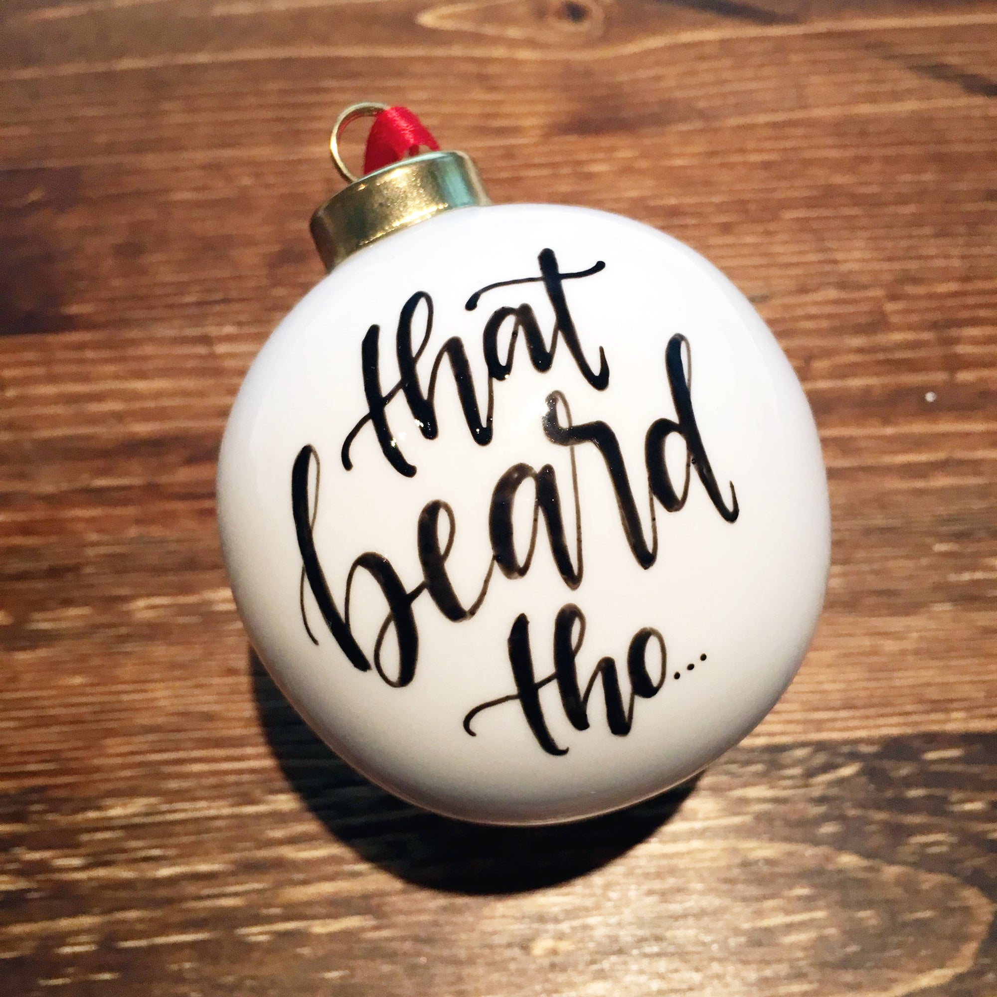 Custom Ceramic Holiday Ornament