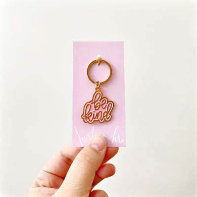 Be Kind Enamel Keychain