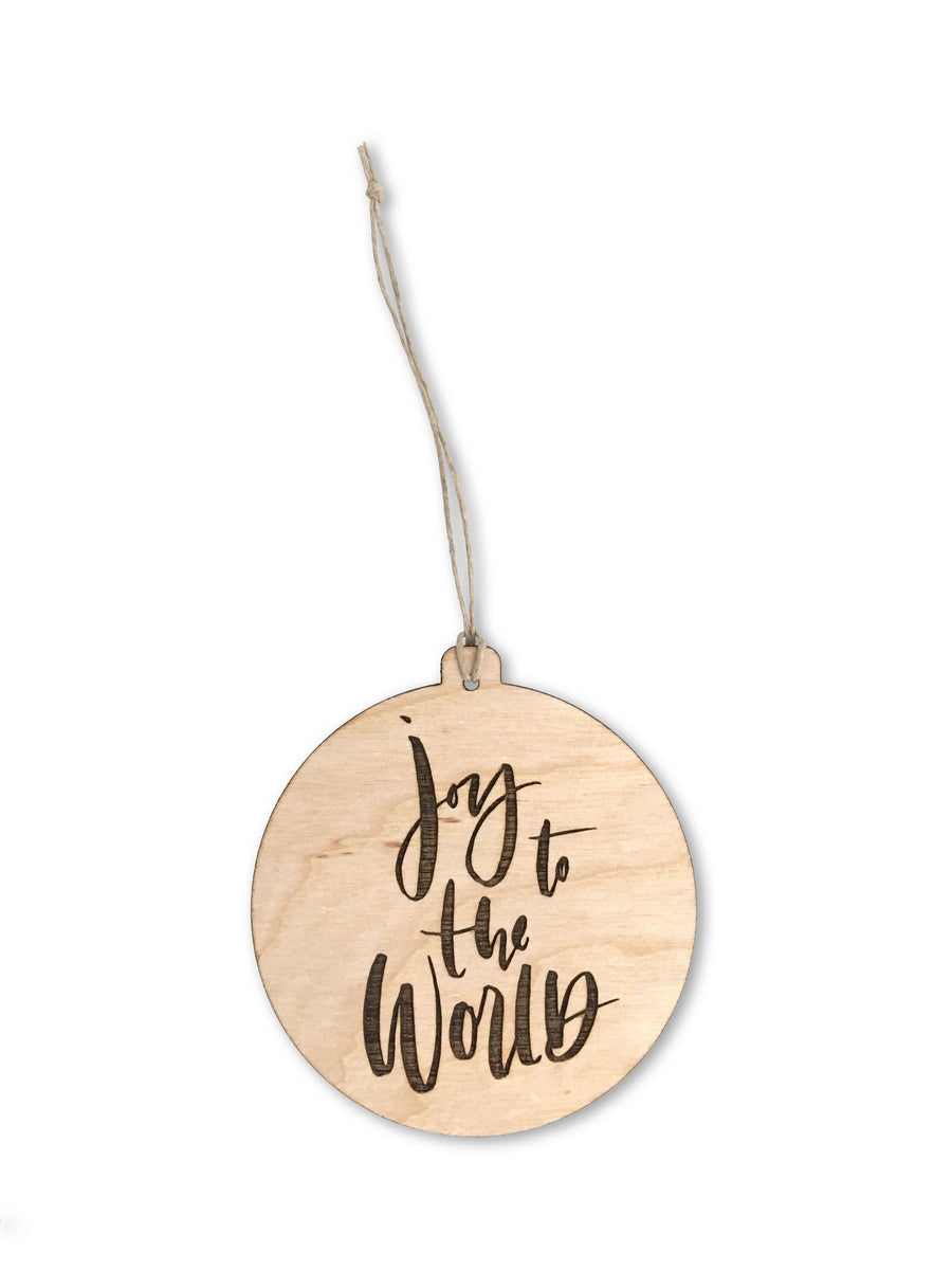 Joy to the World Ornament