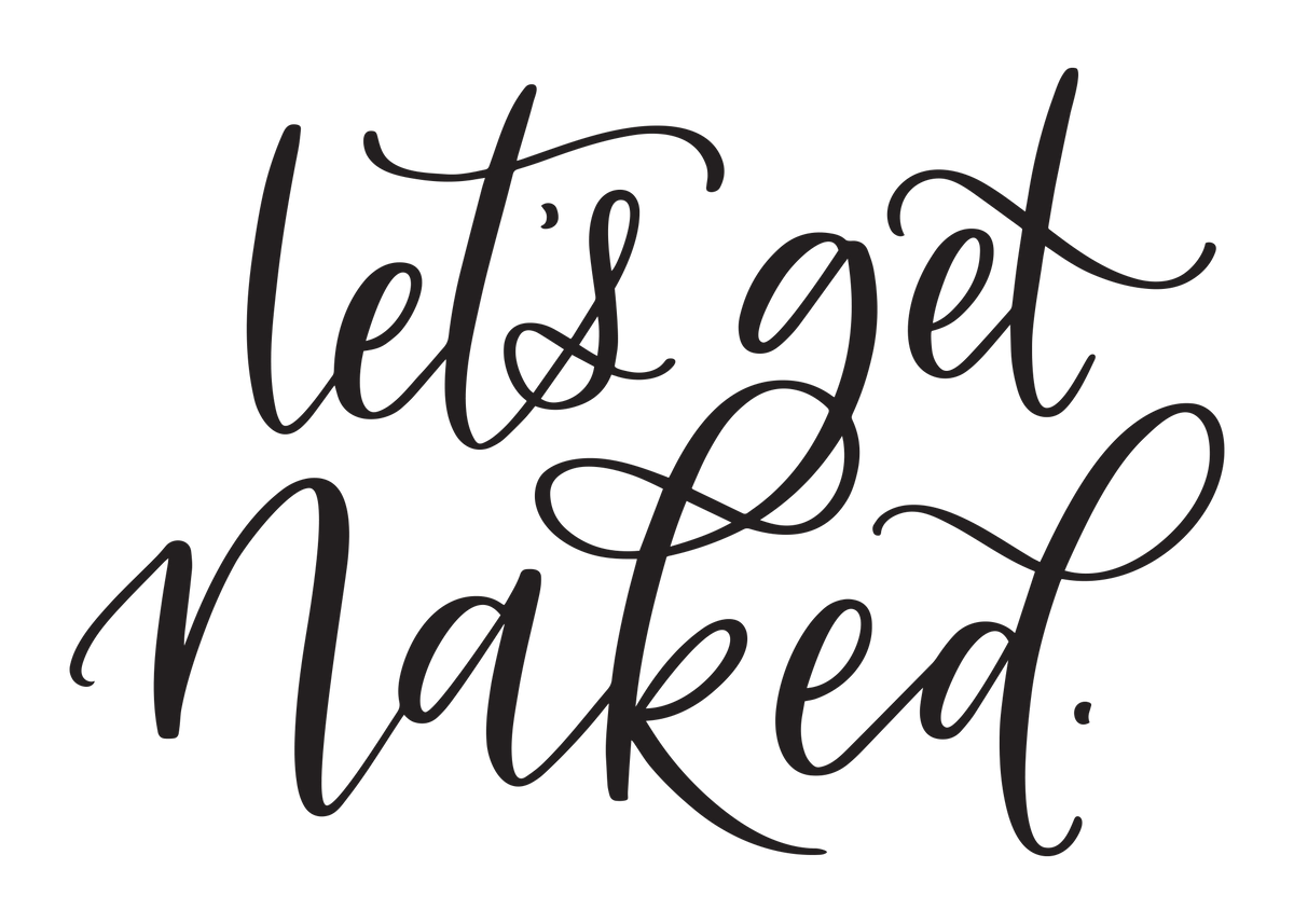 Let's Get Naked Decal