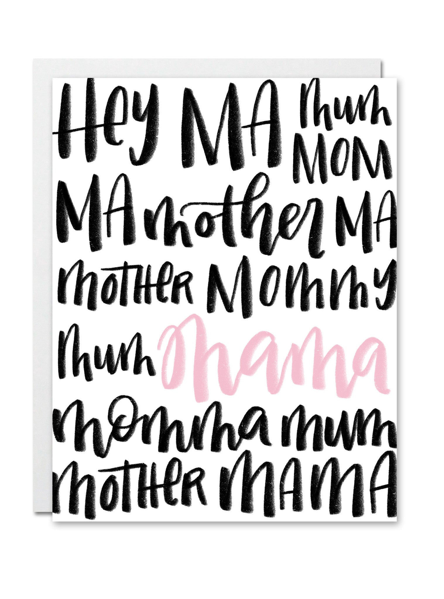 Hey Ma, Mum, Mom Card