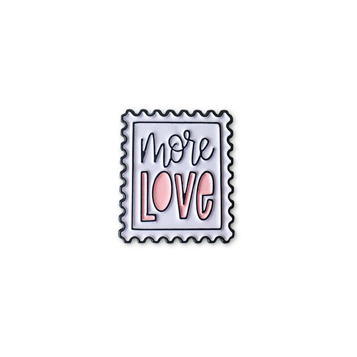 More Love Postage Stamp Pin