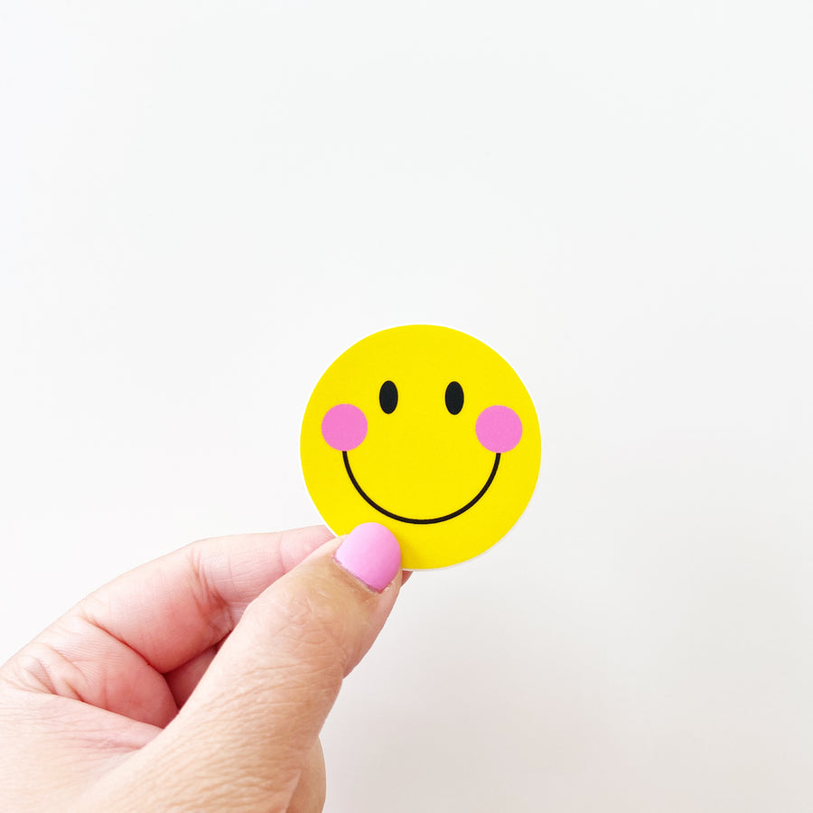 Happy Face Sticker