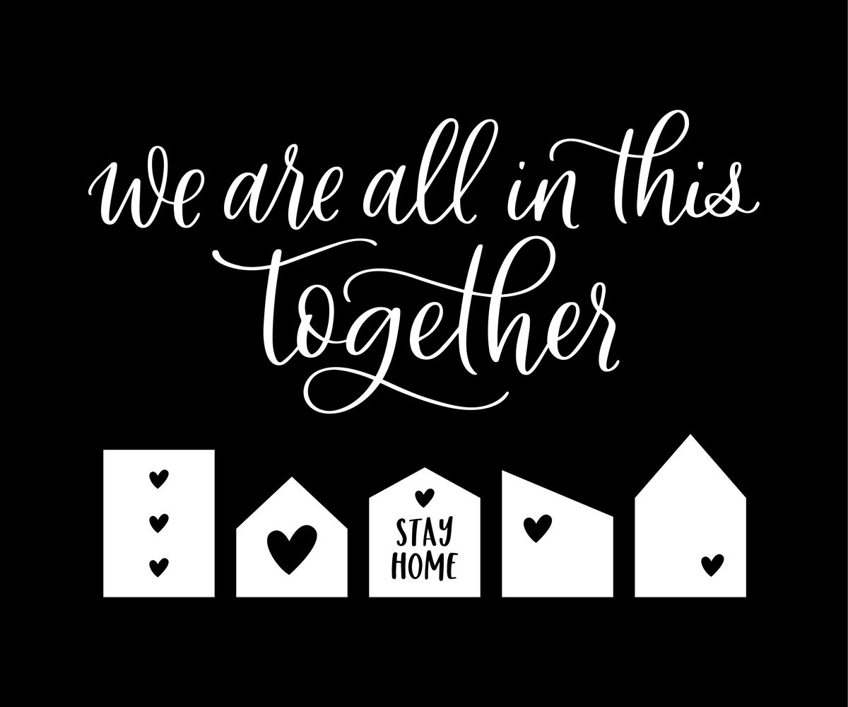 We are all in this Together Decal