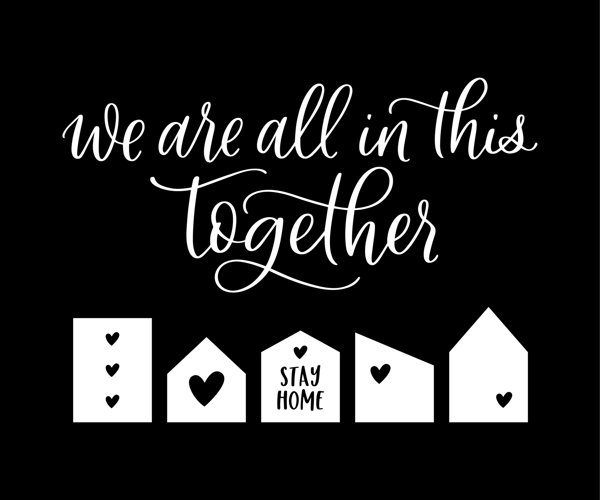 We are all in this Together Decal