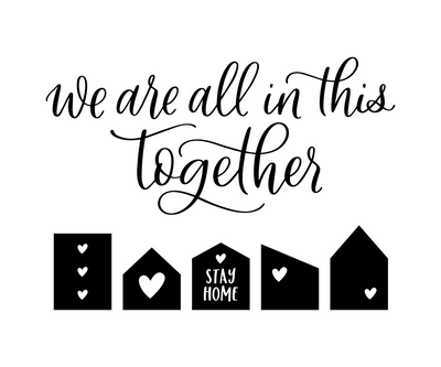 We are all in this Together Decal