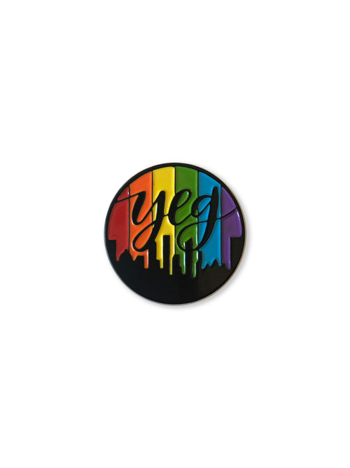 YEG Rainbow Pins