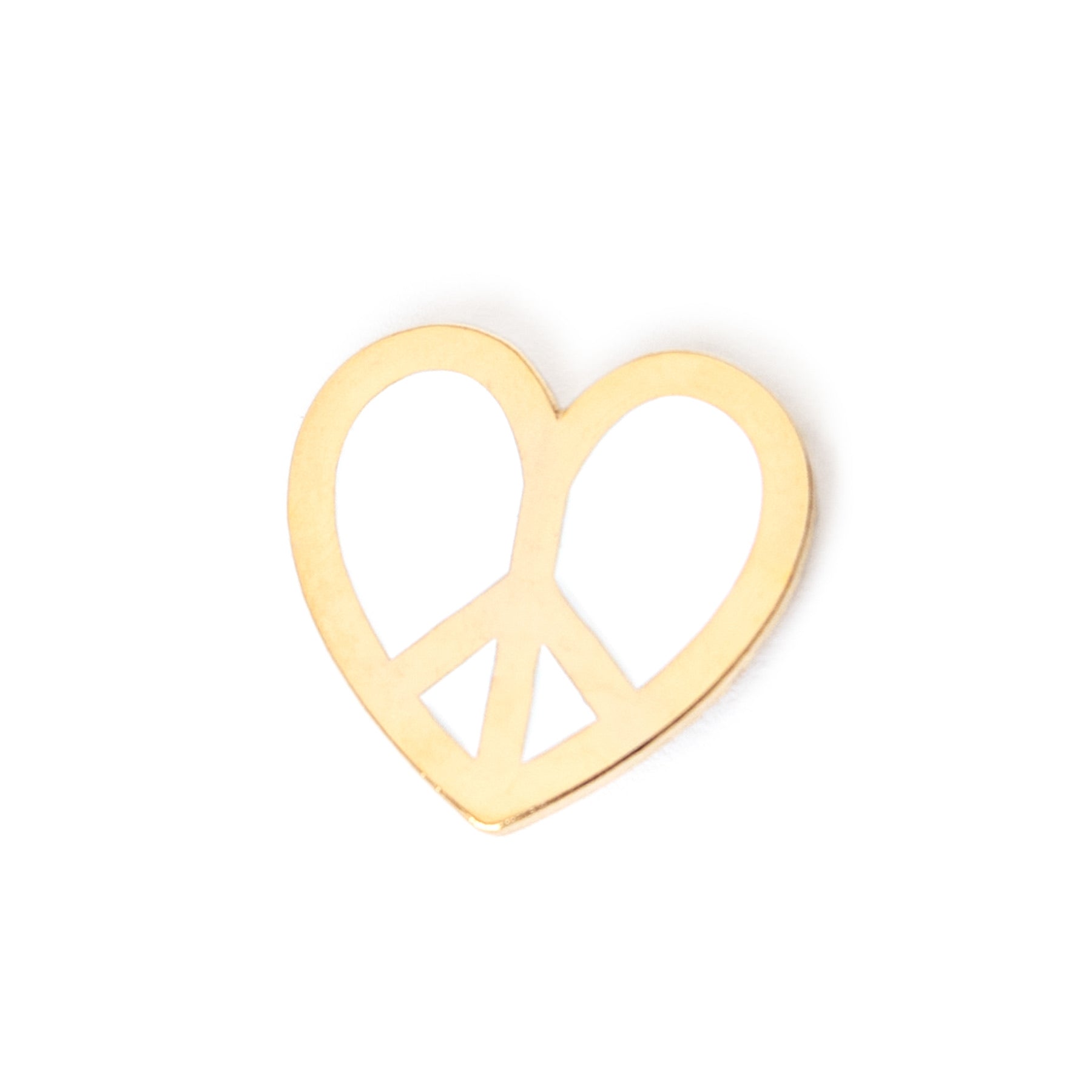 Peace Heart Enamel Pin