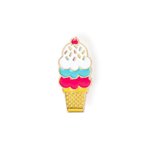 Ice Cream Cone Pin